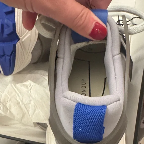 Dondup Gray and Blue Athletic Shoes - Picture 6 of 9
